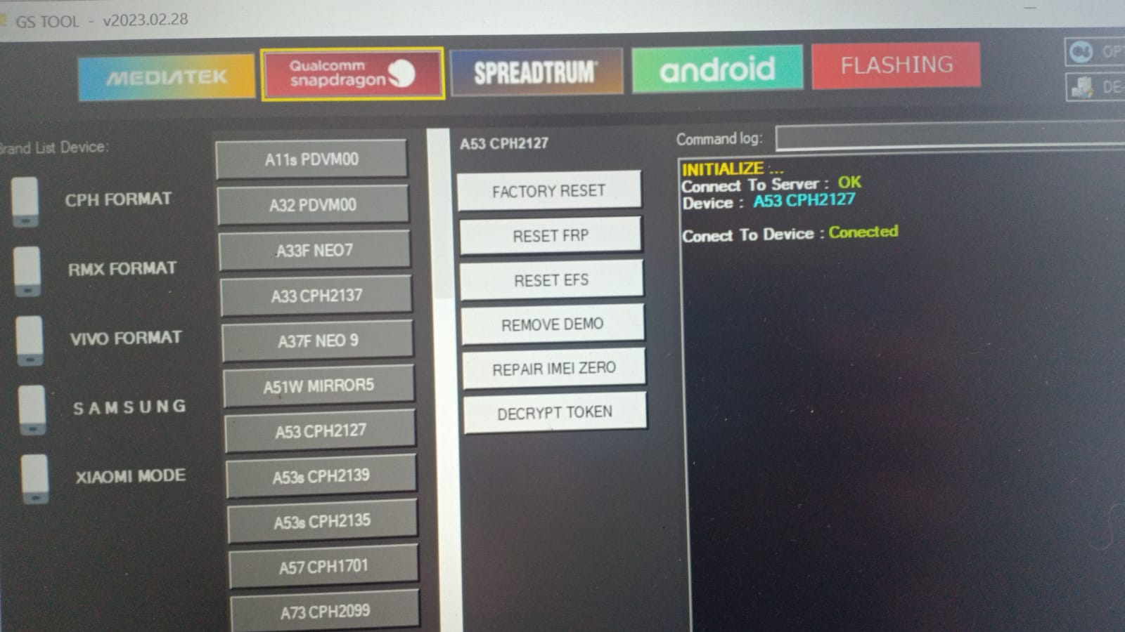 Oppo A53 Reset Tidak Jalan