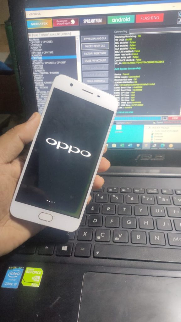 Sukses Oppo A39 Stuck