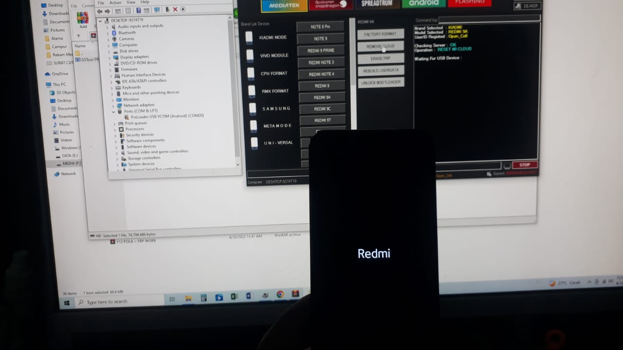 Redmi 9 Driver Tanda Seru